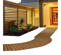 Passerella da giardino srotolabile - impermeabile e antiscivolo | Passerella da giardino estensibile - per Posteriore Sito Campeggio Patio Ingresso Bordo Piscina Giardinieri Paesaggisti