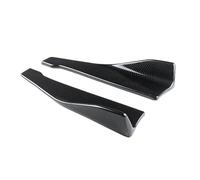Passi laterali 48 CM Per E90 E92 E93 E60 E61 Minigonna Laterale Paraurti Posteriore Lip Splitters Canards Cover Extendsion Kit Accessori Messa Punto Dell'auto(Aspetto fibra di carbonio)