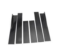 Passi laterali 86.6 "Minigonne Laterali Estensione Rocker Splitter Diffusore Winglet Body Kit Accessori Auto Per F32 F33 F36 4 Series MSport 2014-2020(2,2 m Nero)