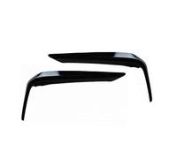 Passi laterali Paraurti Fendinebbia Cover Trim Eyelid Eyebrow Strips Per Serie 5 G30 G38 530i 540i MSport 2018-2020 51118070541(Glossy Black 2 PCS)
