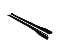 Passi laterali Per Per Mustang 2017-2022 Accessori Per La Decorazione Dell'auto Minigonne Laterali Rocker Splitter Spoiler Winglet Body Kit(Nero lucido)
