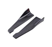 Passi laterali Rivestimento Labbro Paraurti Posteriore Dell'auto Copertura Gonna Laterale Protezioni Paraurti Angolare Lunghezza 48 Cm Per Universale(Fibra di carbonio)