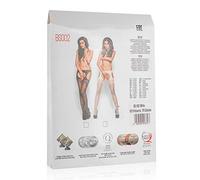 Calze a Rete Aperte Passion BS002 con Cuoricini (Bianco) - Taglie S-L