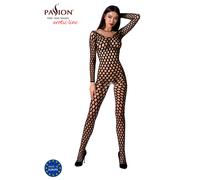 Tuta Intera a Rete Maniche Lunghe Passion BS077 (Nera) - Taglia Unica S-L