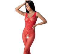 Passion - bs098 bodystocking rojo talla unica