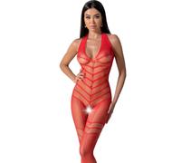Passion - bs100 bodystocking rojo talla unica