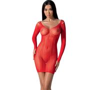 Passion - bs101 bodystocking rojo talla unica