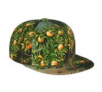 Passion Fruit Tree Sport Travel Baseball Cap | Cappello piatto regolabile | Cappello da sole unisex nero