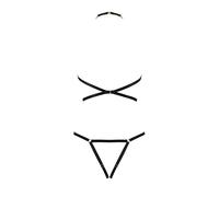 Passion Lingerie Body nero PA595769 - S/M