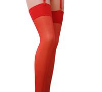 Passion ST001 Stockings 17 Den Roso 3-4