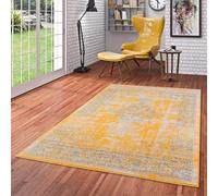 Passion - Tappeto di Design - Bordure Vintage - Giallo di Zafferano - 5 Dimensioni