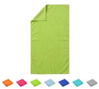 PASSION - Telo Mare Microfibra Maiorca 90x170 cm, Asciugamano Spiaggia Ultra Leggero, Tessuto Antisabbia ad Asciugatura Rapida, per Viaggio, Palestra e Piscina. (Verde)