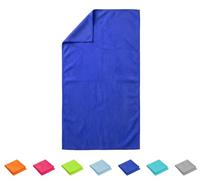 PASSION - Telo Mare Microfibra Maiorca 90x170 cm, Asciugamano Spiaggia Ultra Leggero, Tessuto Antisabbia ad Asciugatura Rapida, per Viaggio, Palestra e Piscina. (Royal)