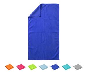 PASSION - Telo Mare Microfibra Maiorca 90x170 cm, Asciugamano Spiaggia Ultra Leggero, Tessuto Antisabbia ad Asciugatura Rapida, per Viaggio, Palestra e Piscina. (Royal)