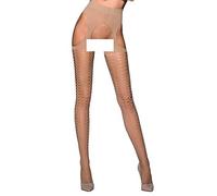 Passion TI004 - Collant aperto, taglia unica, colore: Beige