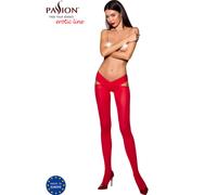 Passion - tiopen 005 medias rojo 3/4 (60 den)