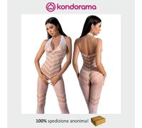 PASSION tutina catsuit intimo bianco trasparente donna sexy lingerie one size