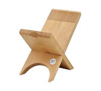 PassionBio - Porta succhi da 3 l, in legno di faggio massiccio, prodotto in Germania, elegante e pratica conservazione per succhi bag-in-box