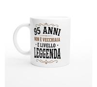PassionCadeau Tazza 95 Anni Non È Vecchiaia È Livello Leggenda | idea regalo originale