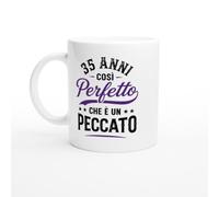 PassionCadeau Tazza Compleanno 35 Anni Così Perfetto Che È Un Peccato | idea regalo originale