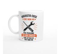 PassionCadeau Tazza Fai Da Te Aggiusto Cose Che Non Ho Per Chi Non Conosco | idea regalo originale