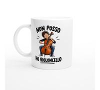 PassionCadeau Tazza Non Posso Ho Violoncello | Tazza Ironica Violoncellista - Idea Regalo Originale