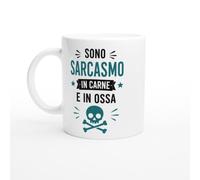 PassionCadeau Tazza Sarcastica Sono Sarcasmo In Carne E In Ossa | idea regalo originale