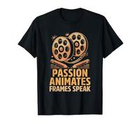 Passione Animates Cornici Parlare Animazione Disegnare Schizzo Animare Maglietta