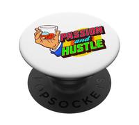 Passione e trambusto Divertenti Uomini Donne Proprietario Di Affari Soldi Cont PopSockets PopGrip Adesivo
