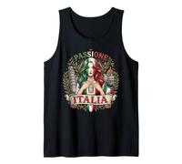 Passione Italia Donna Bandiera Tricolore Luoghi d'Interesse Pisa Duomo gra Canotta