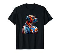 Passione Pallavolo Rodesian Ridgeback Arte Maglietta