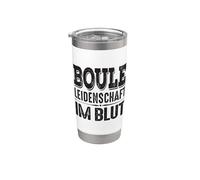 Passione Per Le Bocce Nel Sangue Per I Palloni Da Bocce Bicchiere termico in acciaio inox doppia parete