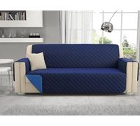 Passione per le tele Copridivano reversibile in microfibra antimacchia e antipelo. Salvadivano Bicolor disponibile in 6 varianti made in Italy (Blu scuro/chiaro, poltrona/relax)