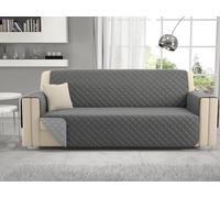 Passione per le tele Copridivano reversibile in microfibra antimacchia e antipelo. Salvadivano Bicolor disponibile in 6 varianti made in Italy (grigio chiaro/scuro, poltrona/relax)