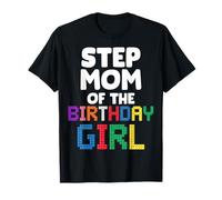 Passo Mamma del Compleanno Ragazza Maestro Costruttore Mattoni Blocchi Maglietta