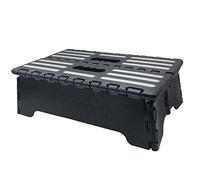 Passo pieghevole portatile - Lo sgabello passo leggero è abbastanza robusto per supportare adulti e abbastanza sicuro per i bambini Ottimo per cucina, bagno, camera da letto