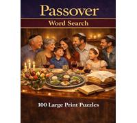 Passover Word Search: 100 Large Print Puzzles Featuring the Story, Traditions, and Meaning of Passover