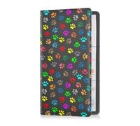 Passport Holder Women Cute Cartoon Giraffe and Hippo PU Leather Passport Covers Travel Accessory 5.7 * 4.3in
