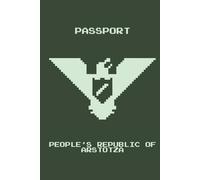 Passport People's Republic of Arstotzka Graph Notebook - Glory to Arstotzka!: 100 pages | 6" x 9" | Collage Graph Pages | Journal | Diary | For Students