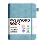 Password Book - 6.11x4.73x0.39 Inches Password Notebook with Lettered Tabs | Passwords Address Book with Alphabetical Tabs for Websites | Pocket Address Record Notebook for Contacts