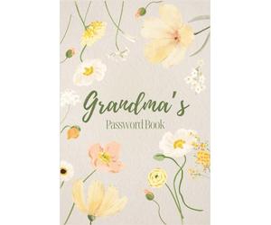 Password Book for Grandma with Alphabetical A-Z Tabs: Gift for Mom, Grandma, and Friends | Personal Logbook | Minimalistic Design | Extra Features | Paperback 6"x9"