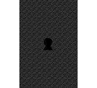 Password Book | Matte Black Floral with Keyhole Design | 6x9" | 120 Pages: Elegant & Mysterious Password Organizer with Website, Username, Password & Notes Sections