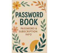 Password Book - Password and Subscription info Keeper: This isn’t just a password book, it’s a peace-of-mind subscription (minus the monthly fee)