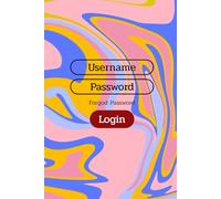 Password Book | Pastel Ice Cream-Inspired Cover | 6x9" | 120 Pages: Fun & Colorful Password Organizer with Website, Username, Password & Notes Sections