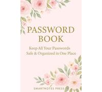 PASSWORD BOOK: This password book for seniors is a secure and practical password keeper, a large password notebook organizer designed to store all your login details with ease.