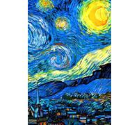 PASSWORD BOOK Vincent Van Gogh Starry Night: A-Z Alphabetical Tabs, Keep Track of Usernames, Passwords, Web Addresses, Internet Password Organizer, Logbook, 6 x 9 inches