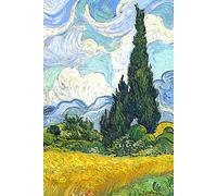 PASSWORD BOOK Vincent Van Gogh Wheat Field with Cypresses: A-Z Alphabetical Tabs, Keep Track of Usernames, Passwords, Web Addresses, Internet Password Organizer, Logbook, 6 x 9 inches