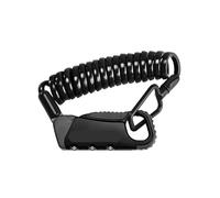 Password con combinazione a 3 cifre for lucchetto for cavo for bicicletta, compatibile con MINI, accessori for bici da casco antifurto leggeri e portatili(RBK6N-BK)