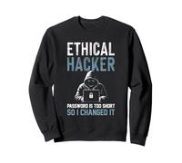 Password Hacker etica Troppo Breve, Quindi L'Ho cambiata sarcastica Felpa