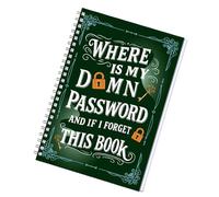 Password Keeper Book, Funny Password Organizer Notebook, What The F is My Password Book Spiral, Importante Diario di Gestione delle Informazioni per Anziani, Genitori, Giovani